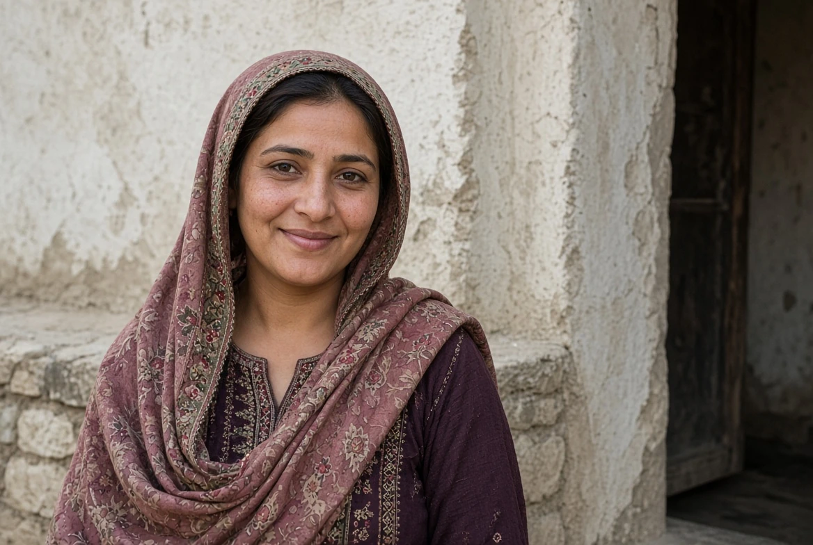 Illustrative woman from northern Pakistan